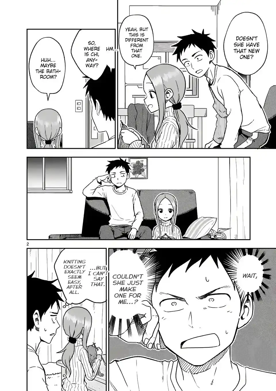 Karakai Jouzu no (Moto) Takagi-san Chapter 164 2